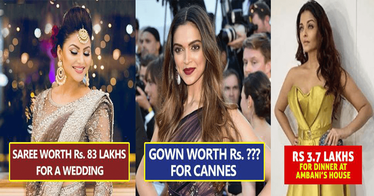 expensive dress of bollywood actressses