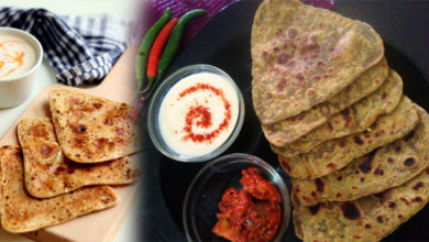 Triangle Parathas