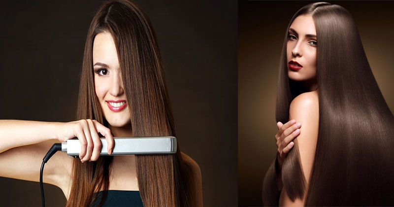 straightening-using-flat-iron